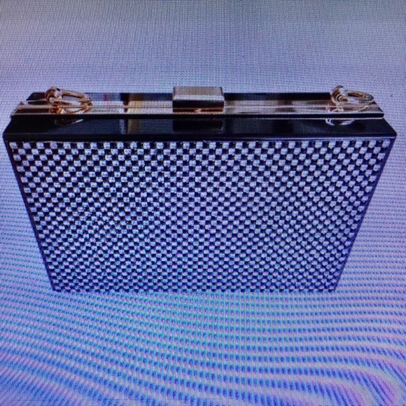 Black Crystal Clutch-New - Picture 4 of 5